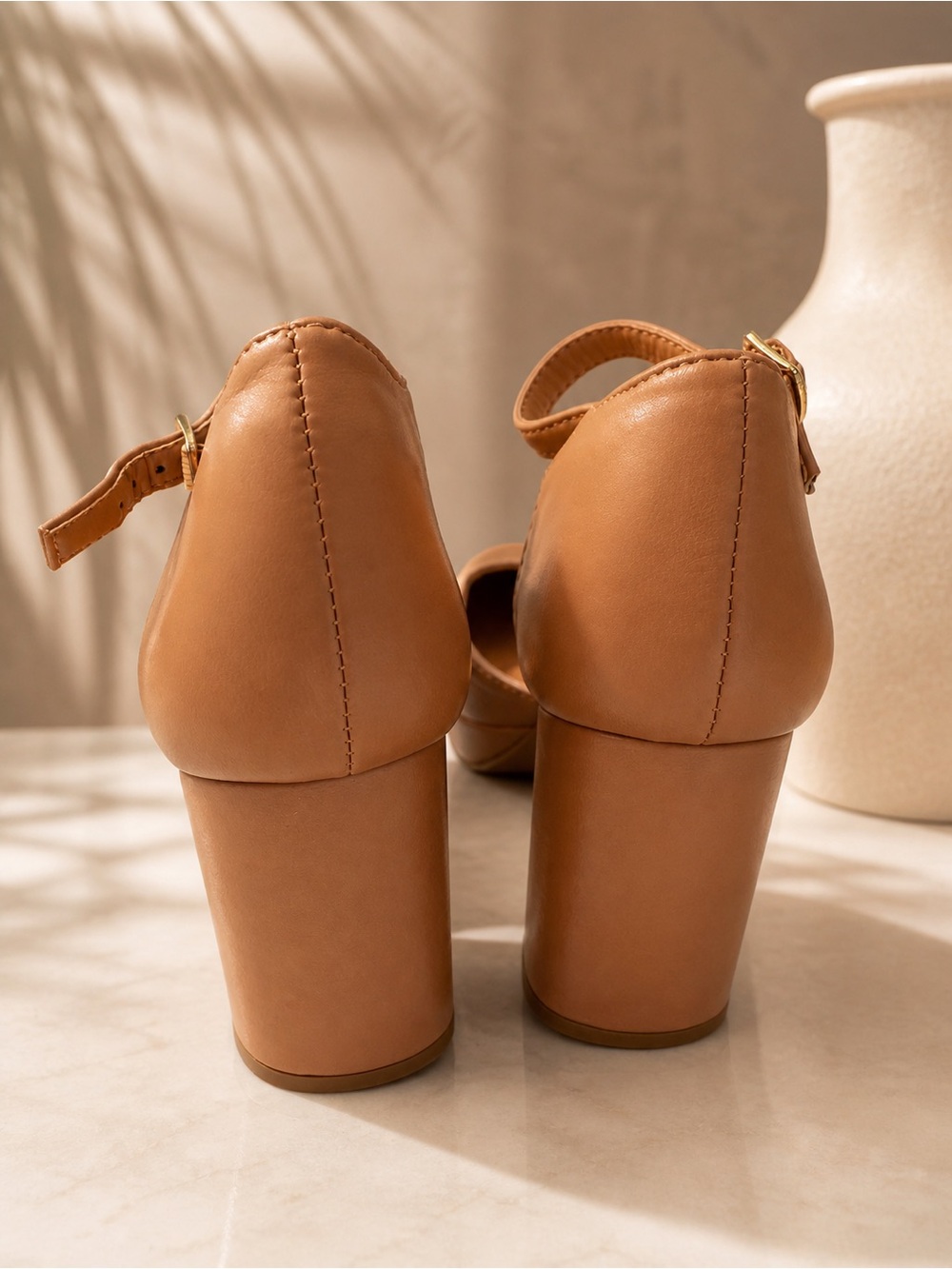 Top Moda Platform Brown Pumps Size 8 - Picture 4 of 4
